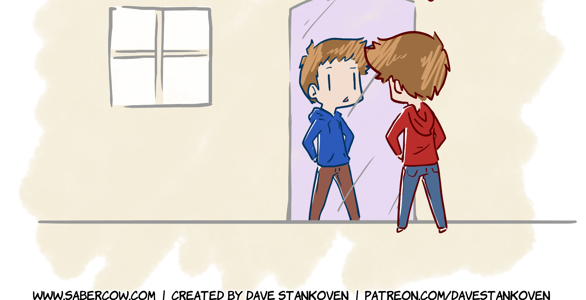 Rainy Days - Episode 31, Page 1: Mirrored #1 - "BlueDave"