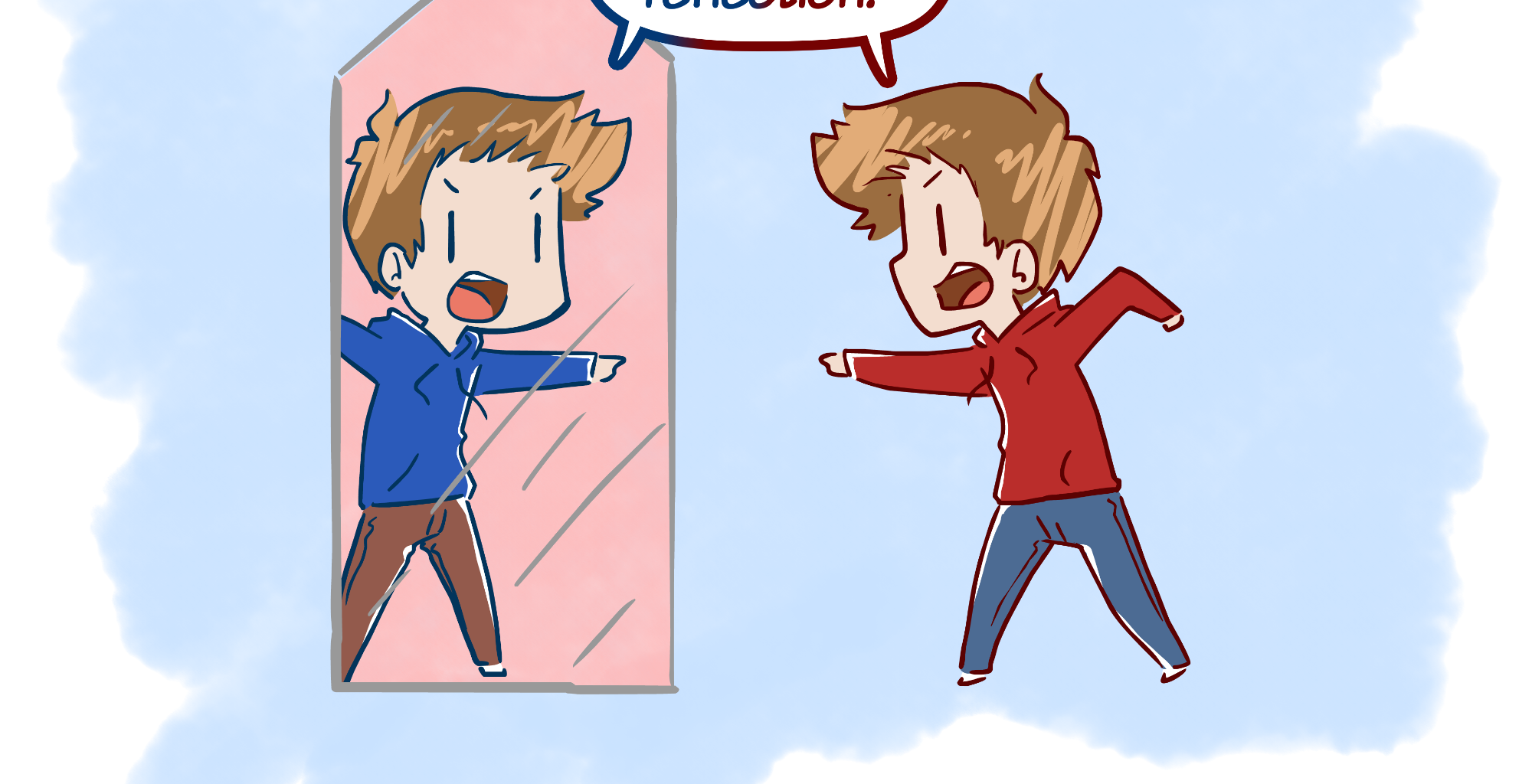 Rainy Days - Episode 32, Page 1: Mirrored #2 - "Magic Mirror"