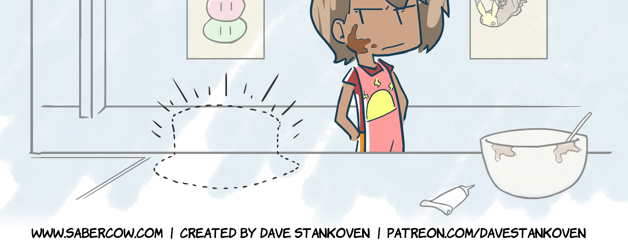 Rainy Days - Episode 33, Page 1: Mirrored #3 - "Cake Take"