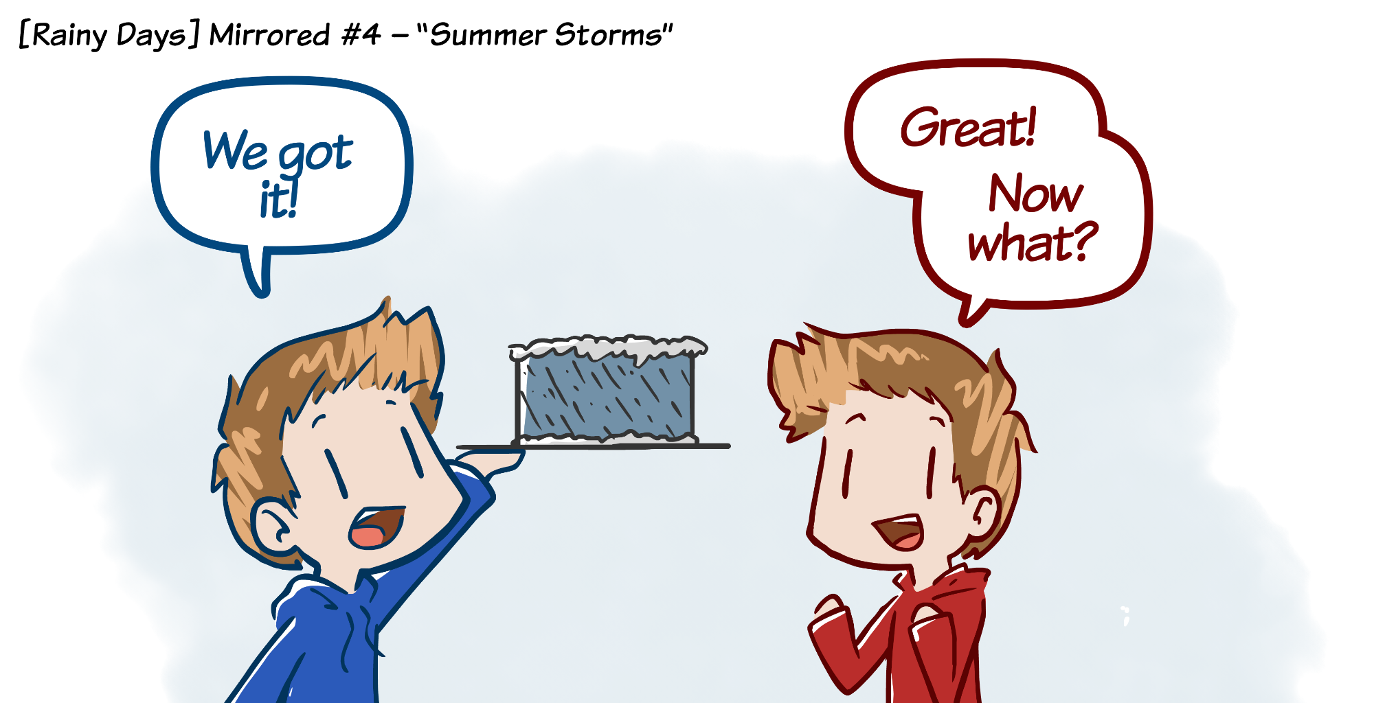 Rainy Days - Episode 34, Page 1: Mirrored #4 - "Summer Storms"