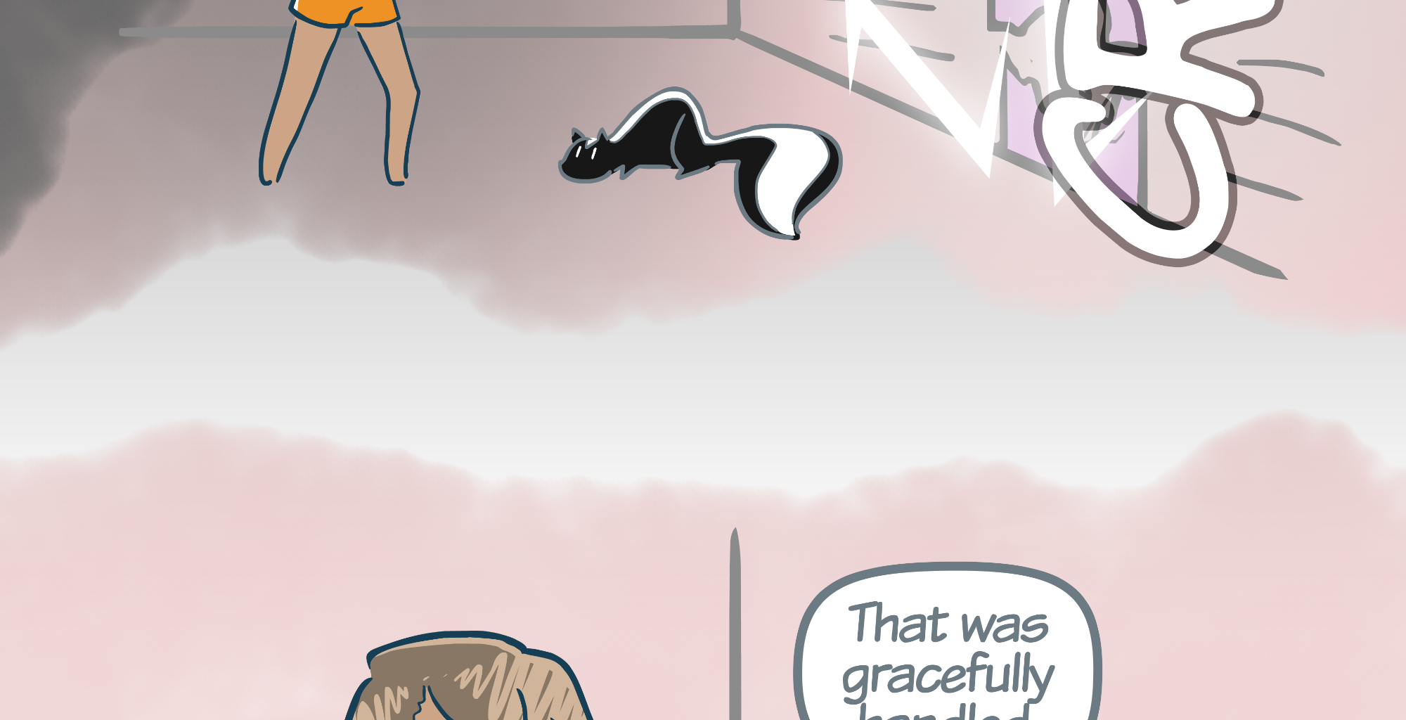 Rainy Days - Episode 36, Page 1: Mirrored #6 - "Haze's theory"