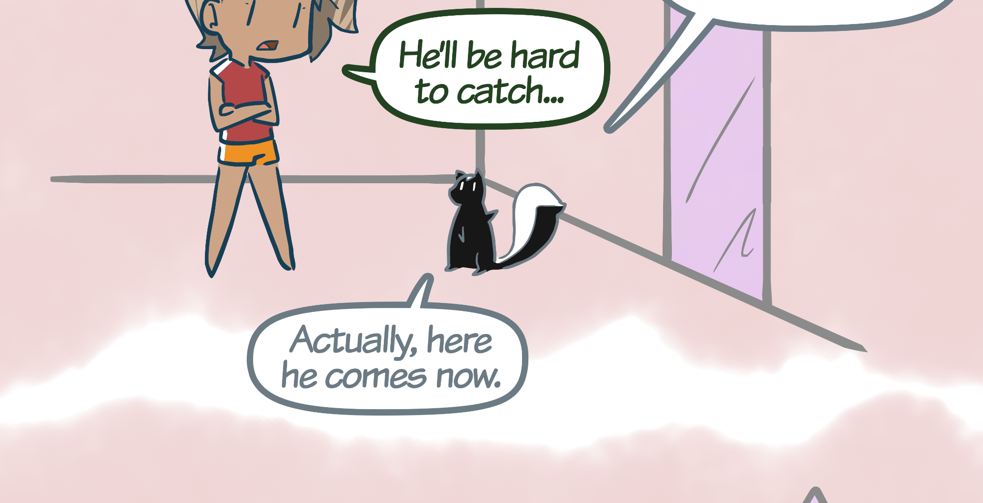 Rainy Days - Episode 36, Page 1: Mirrored #6 - "Haze's theory"