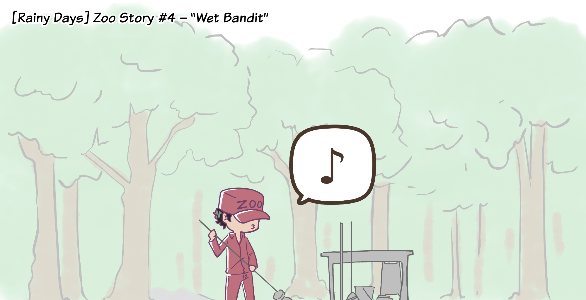 Rainy Days - Episode 40, Page 1: Zoo Story #4 - "Wet Bandit"