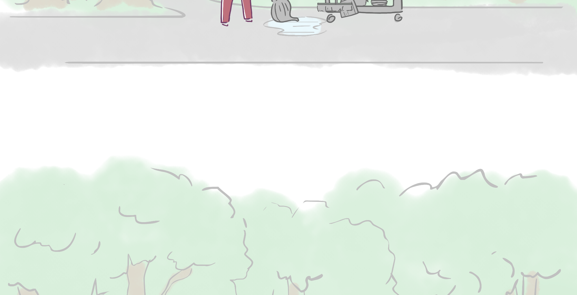Rainy Days - Episode 40, Page 1: Zoo Story #4 - "Wet Bandit"