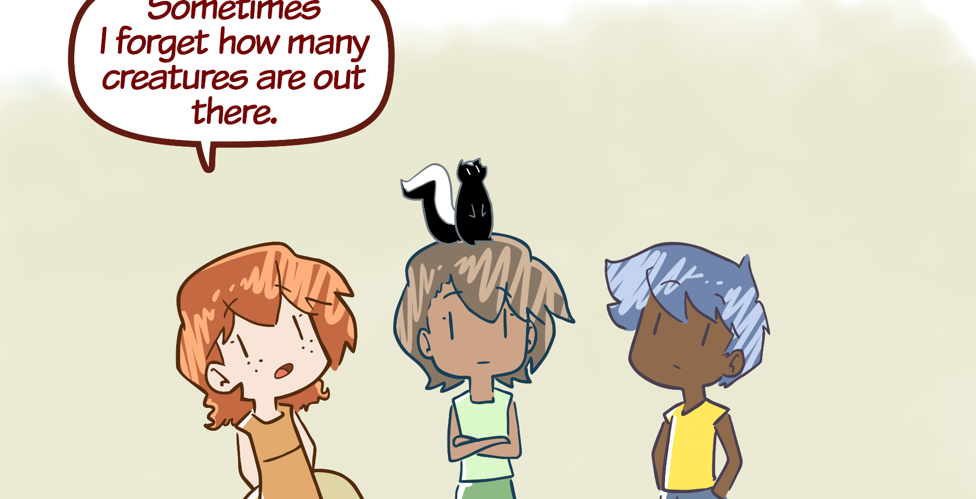Rainy Days - Episode 41, Page 1: Zoo Story #5 - "Wondrous World"