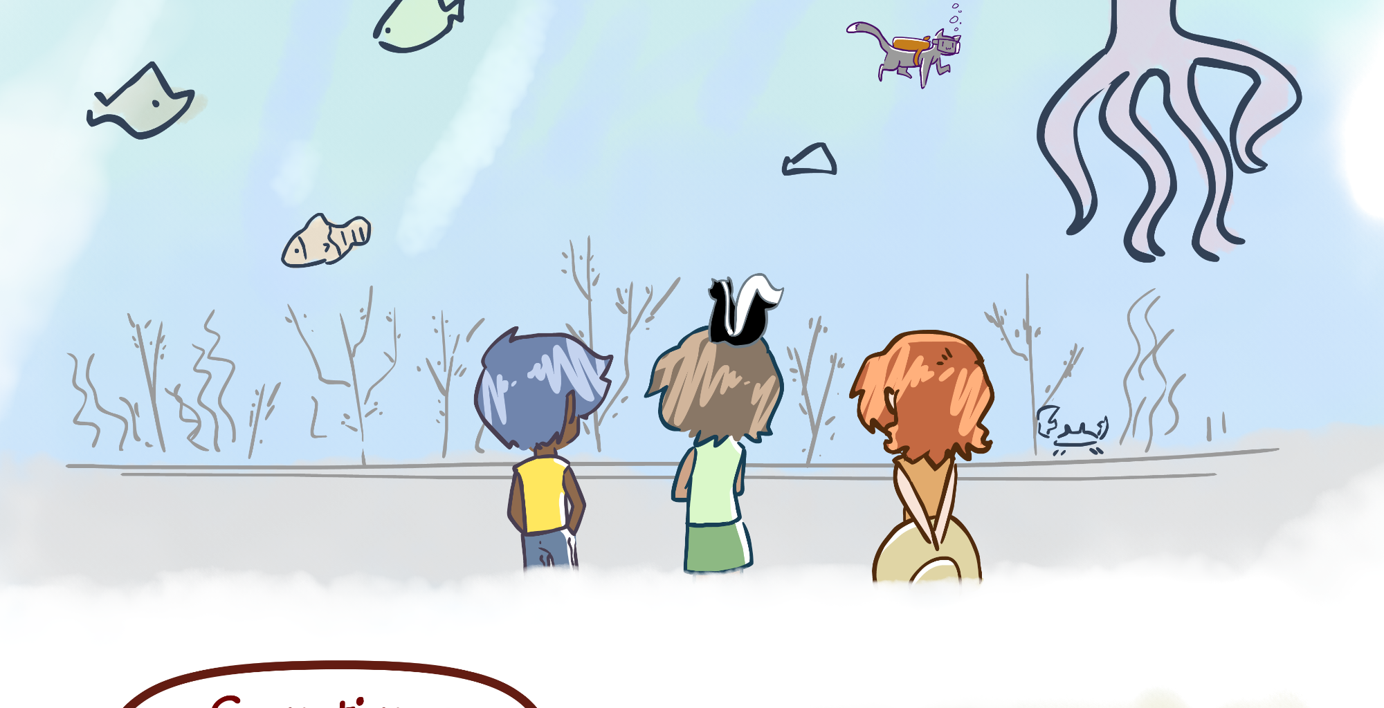 Rainy Days - Episode 41, Page 1: Zoo Story #5 - "Wondrous World"