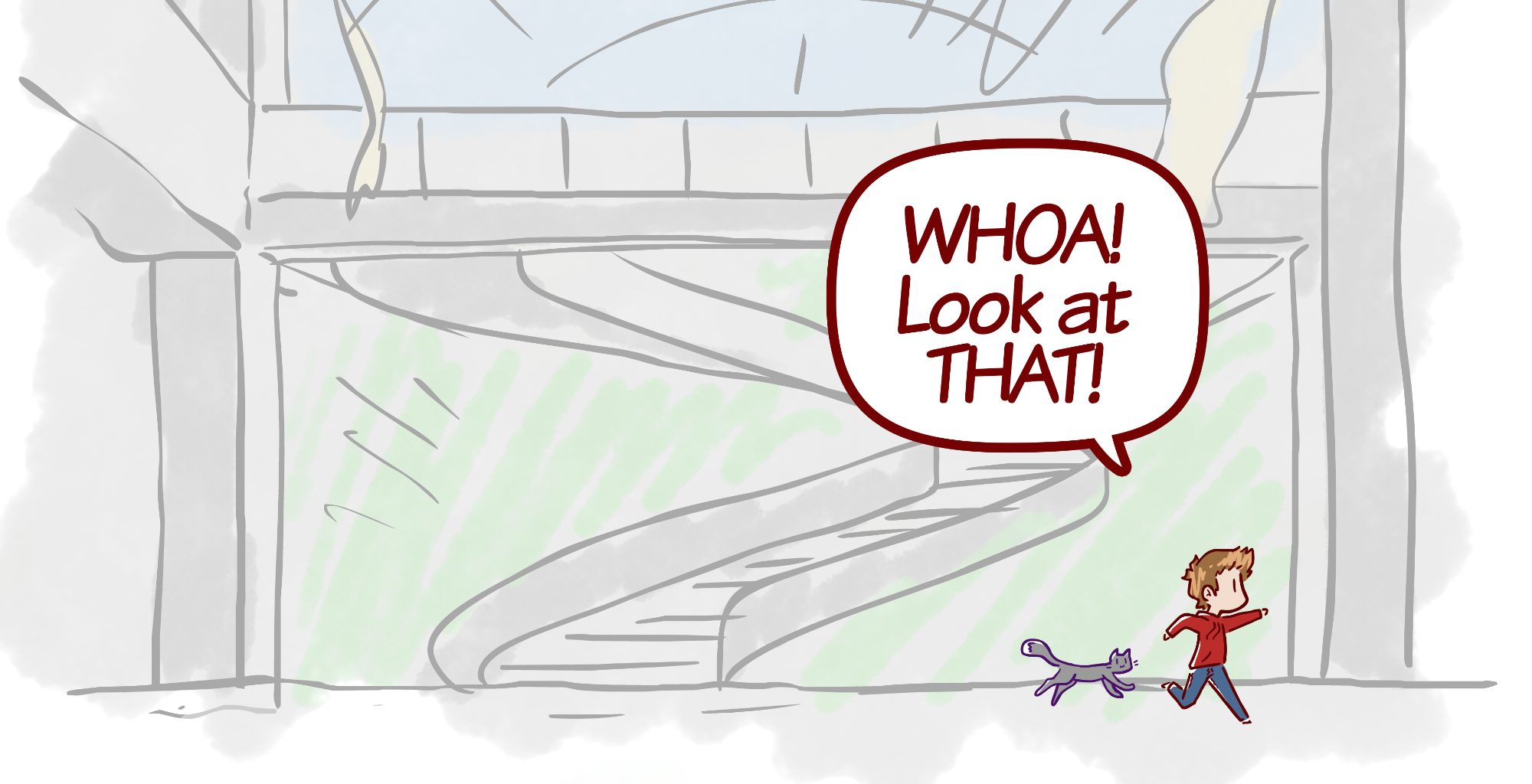 Rainy Days - Episode 42, Page 1: Zoo Story #6 - "Late Cretaceous Park"