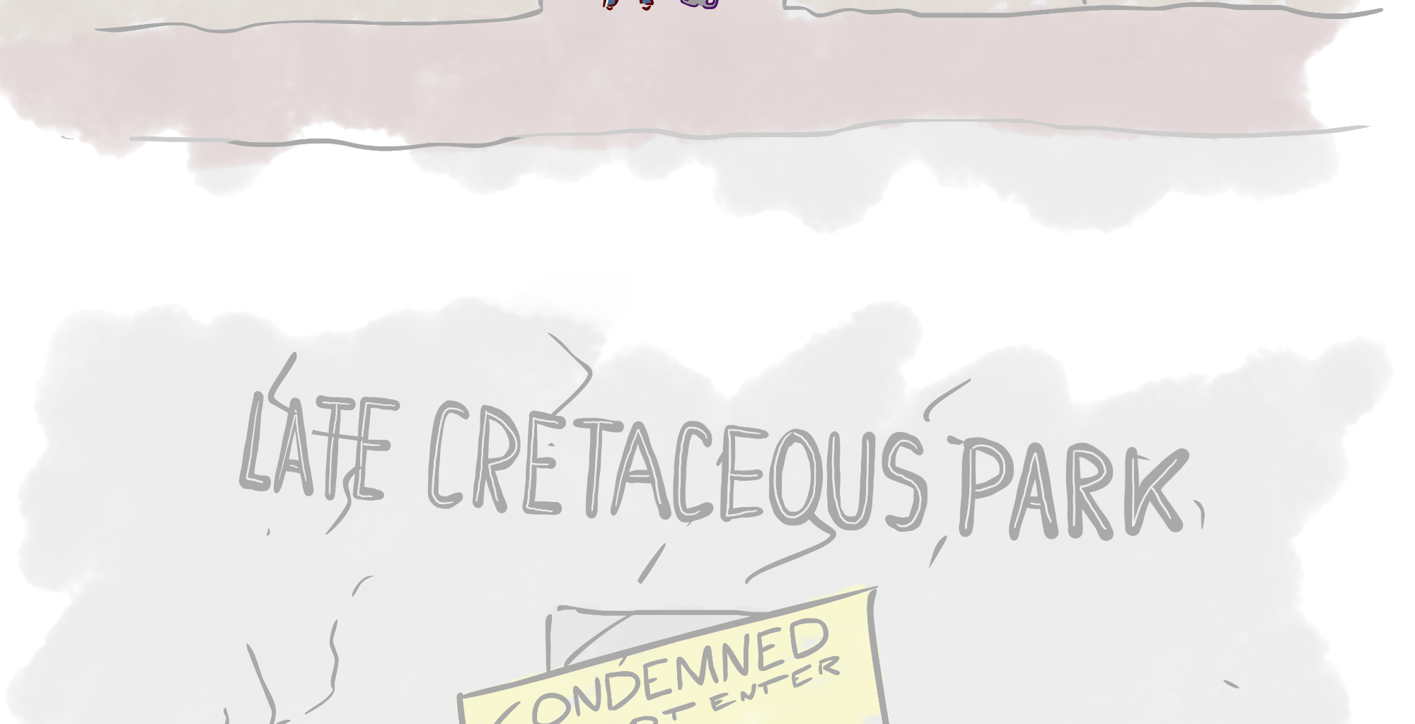 Rainy Days - Episode 42, Page 1: Zoo Story #6 - "Late Cretaceous Park"