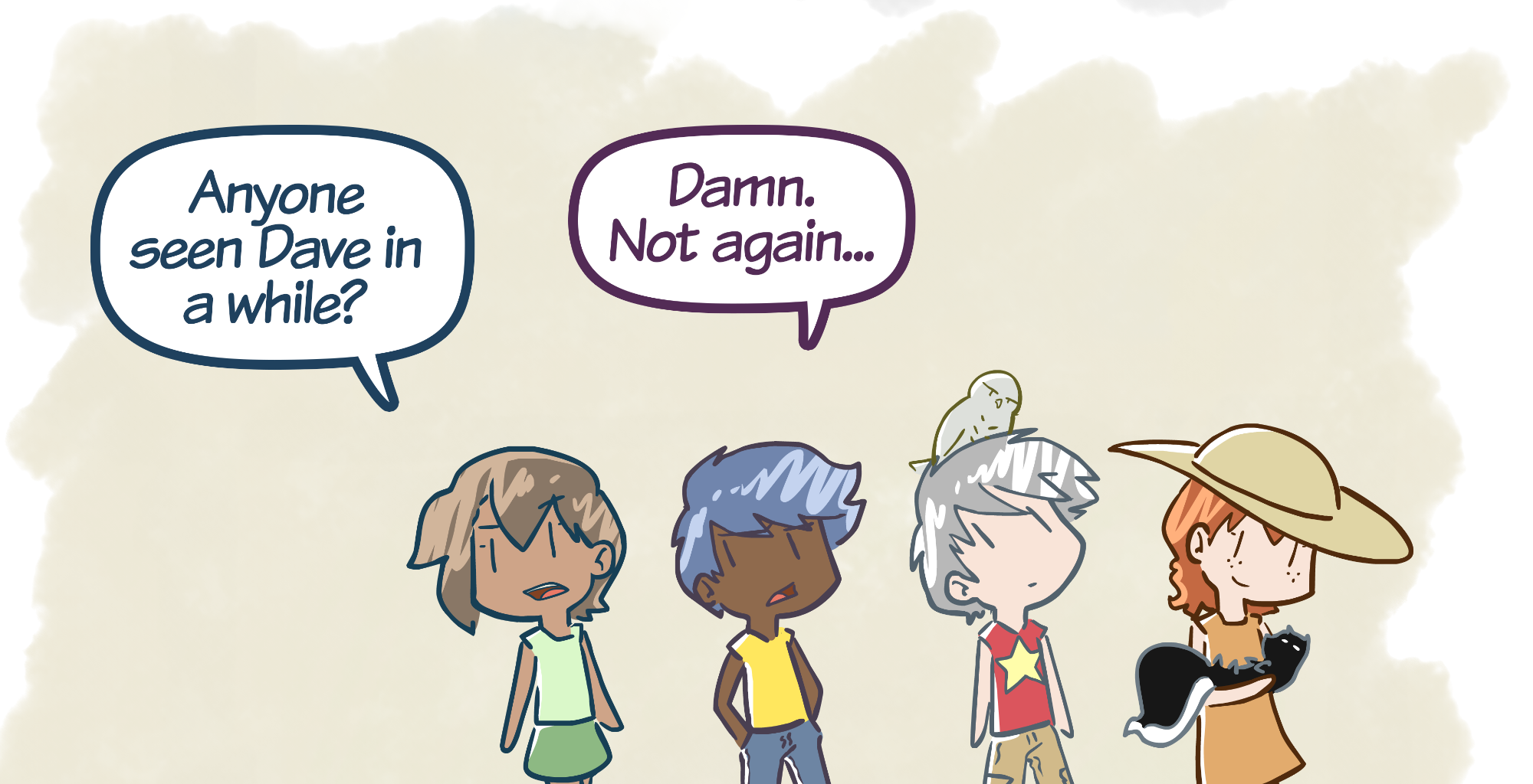 Rainy Days - Episode 42, Page 1: Zoo Story #6 - "Late Cretaceous Park"