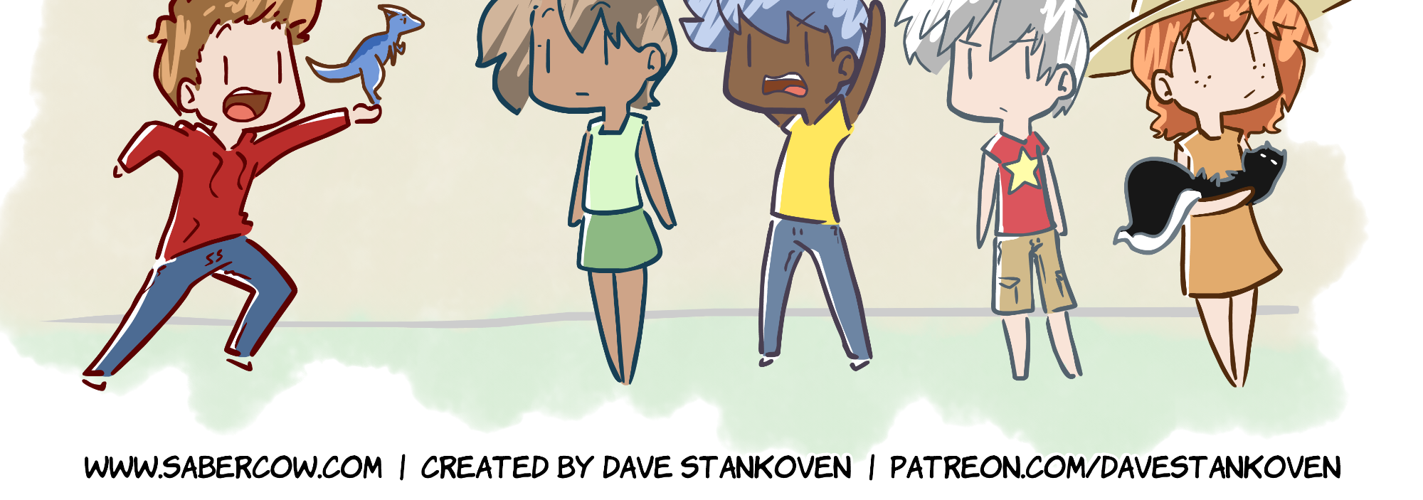 Rainy Days - Episode 42, Page 1: Zoo Story #6 - "Late Cretaceous Park"