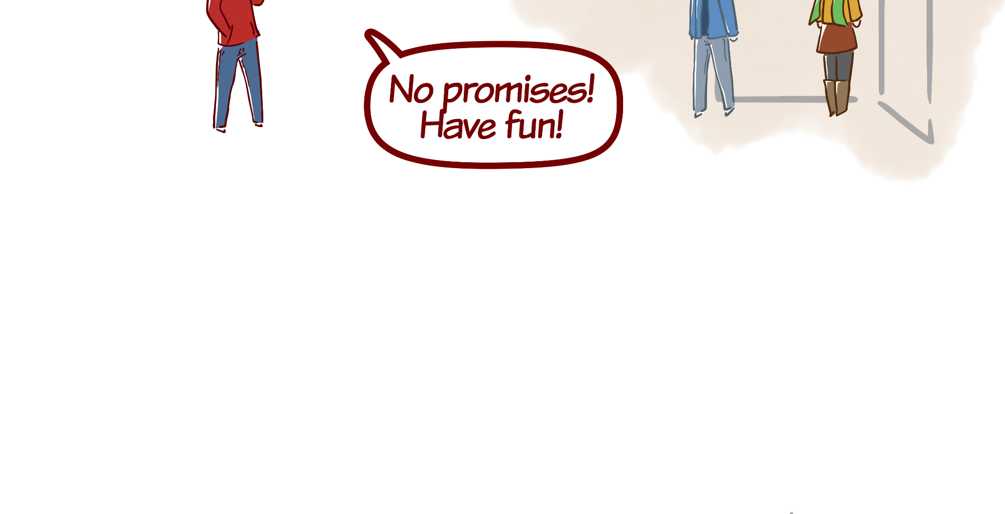 Rainy Days - Episode 43, Page 1: New Girl #1 - "Be Are Be"