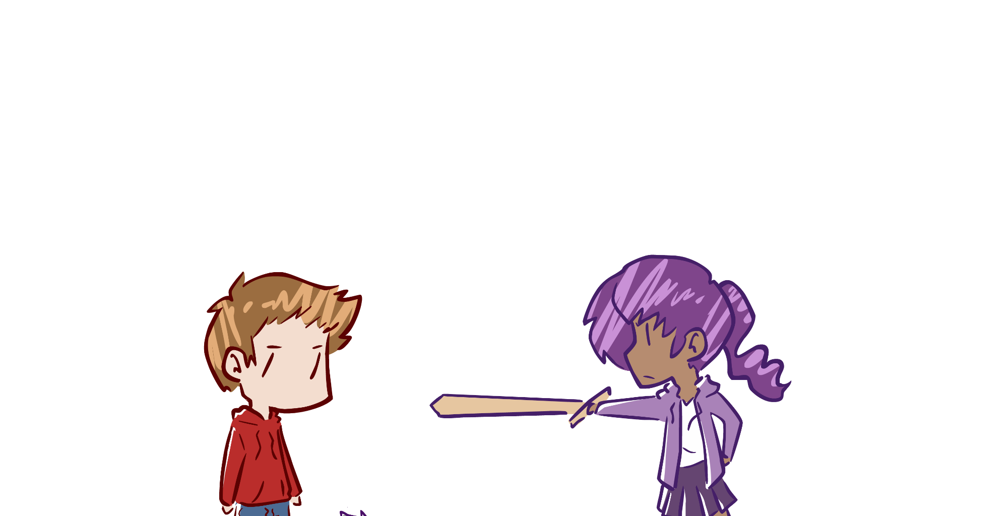 Rainy Days - Episode 46, Page 1: New Girl #4 - "Small Talk?"