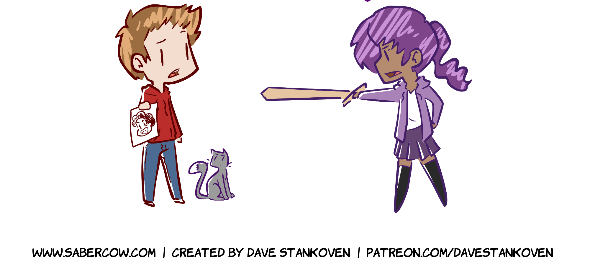 Rainy Days - Episode 46, Page 1: New Girl #4 - "Small Talk?"