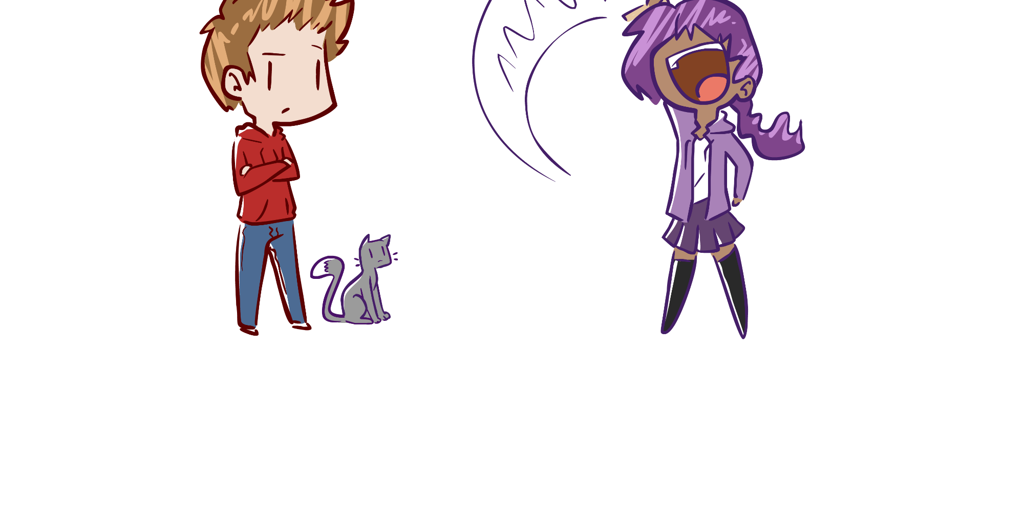 Rainy Days - Episode 46, Page 1: New Girl #4 - "Small Talk?"