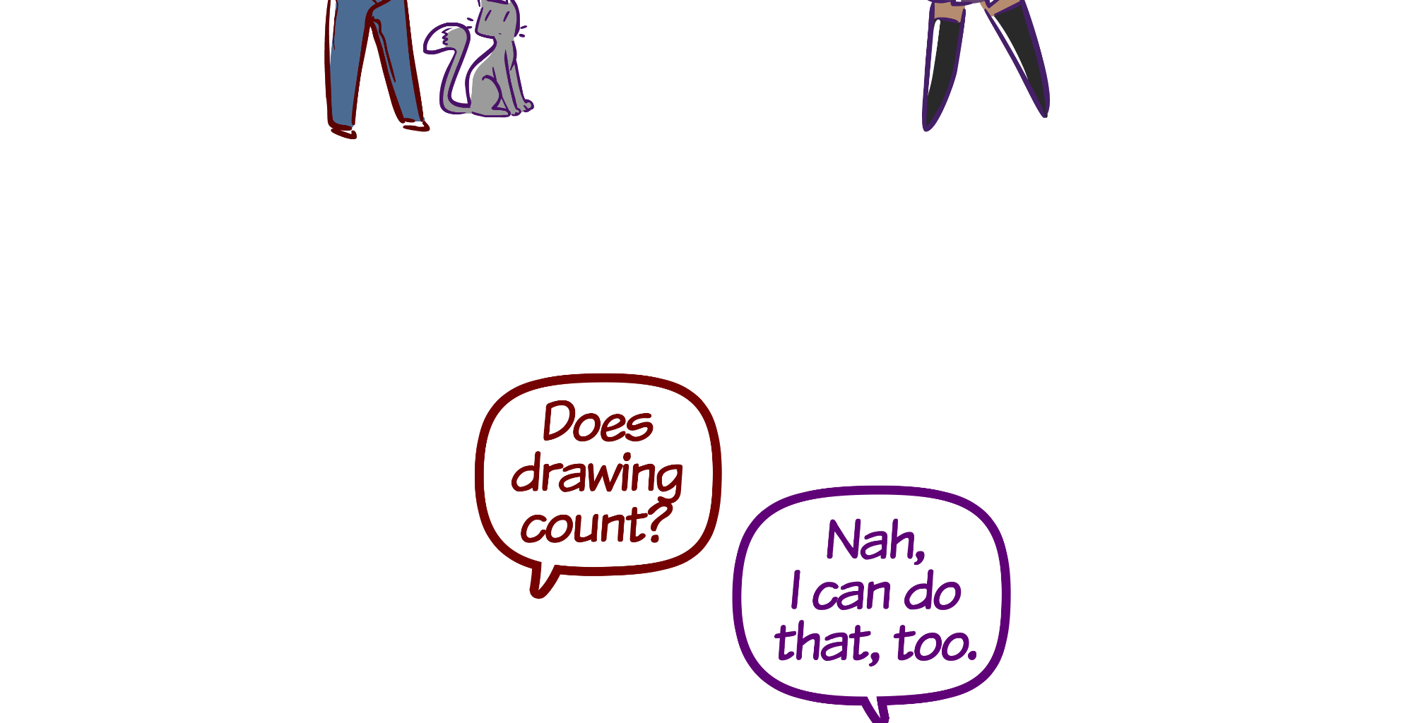 Rainy Days - Episode 46, Page 1: New Girl #4 - "Small Talk?"