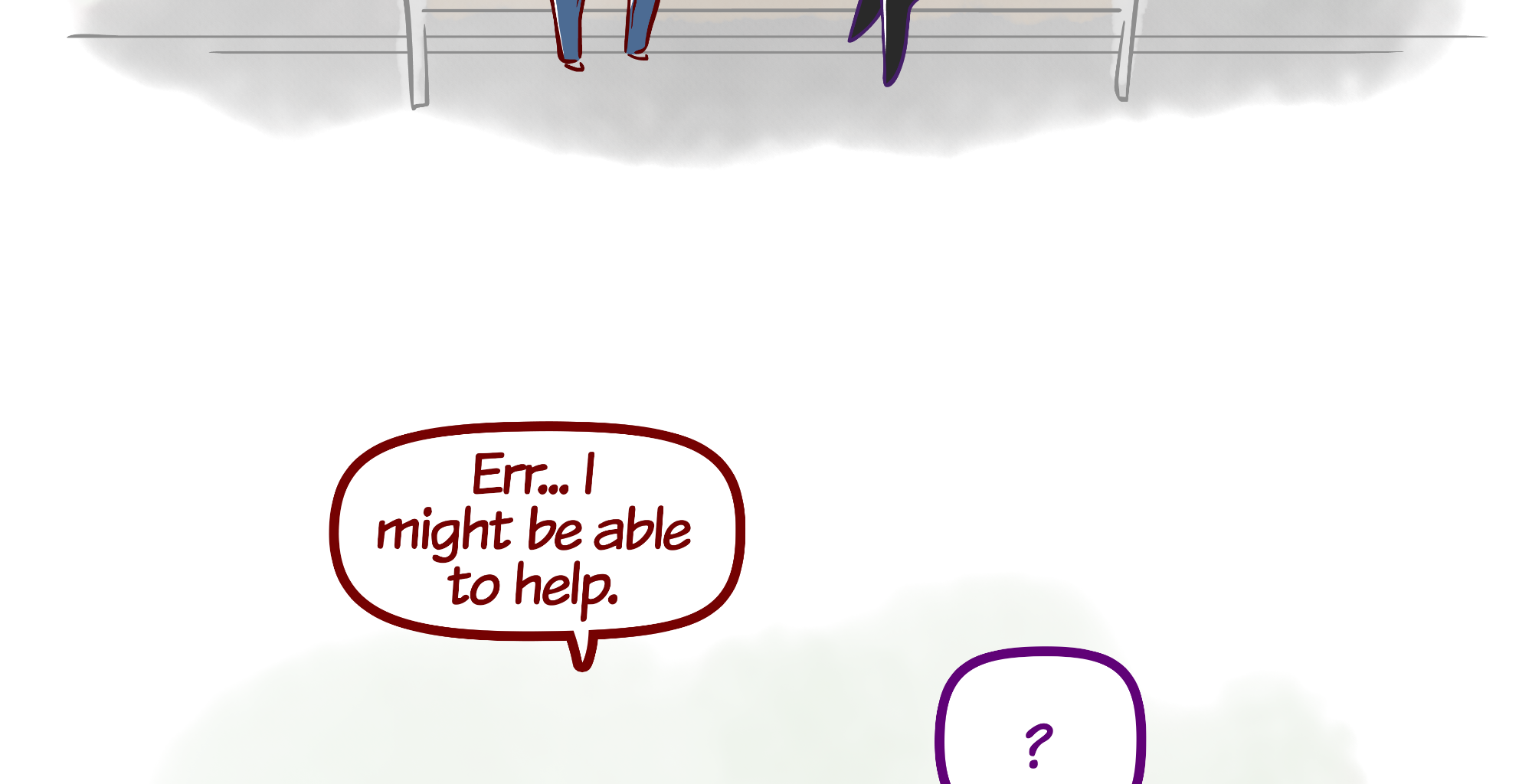 Rainy Days - Episode 47, Page 1: New Girl #5 - "Sounds Like  Quest"