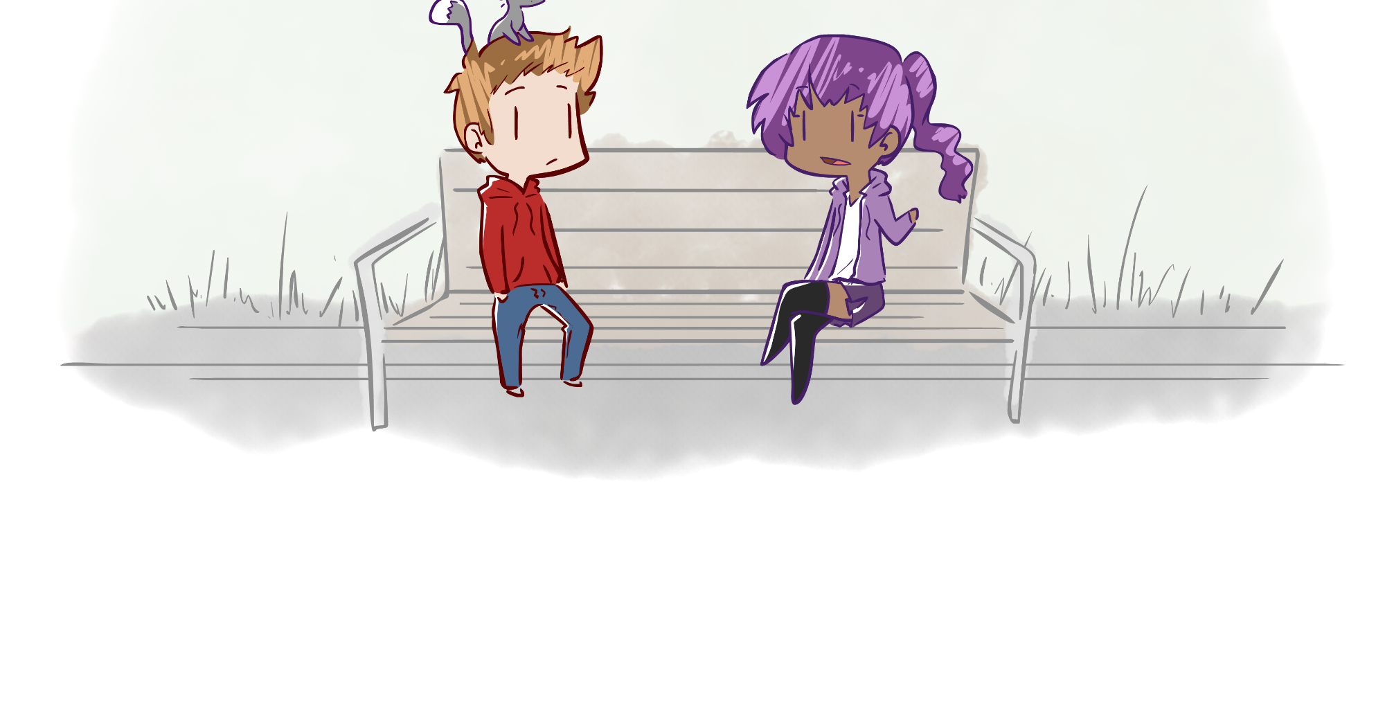 Rainy Days - Episode 47, Page 1: New Girl #5 - "Sounds Like  Quest"