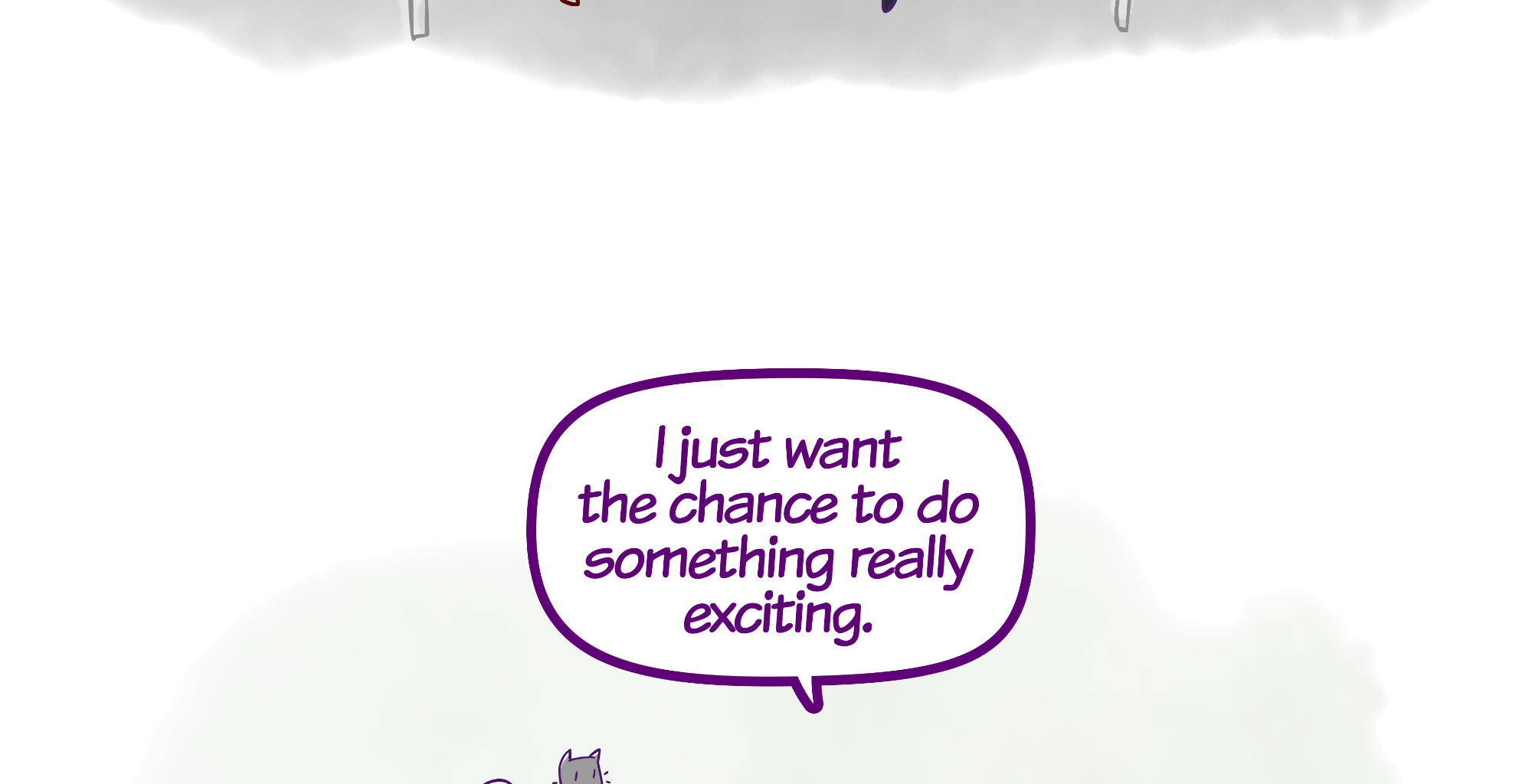 Rainy Days - Episode 47, Page 1: New Girl #5 - "Sounds Like  Quest"