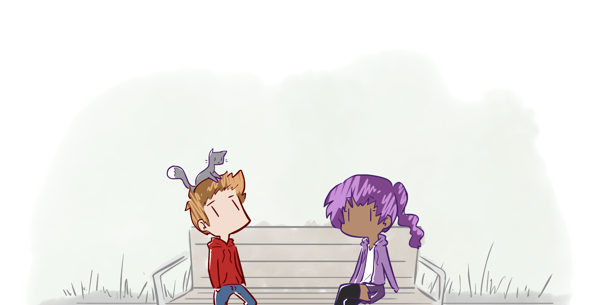 Rainy Days - Episode 47, Page 1: New Girl #5 - "Sounds Like  Quest"