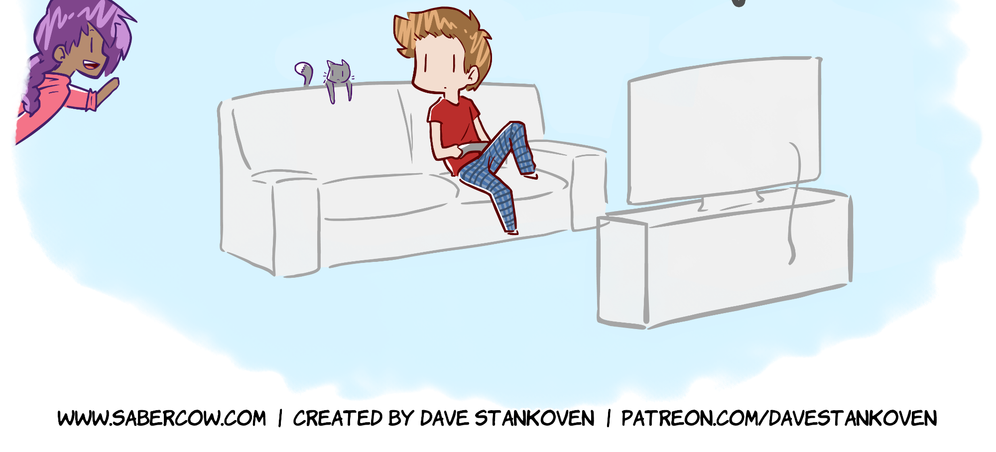 Rainy Days - Episode 55, Page 1: New Girl #6 - "House Mate"