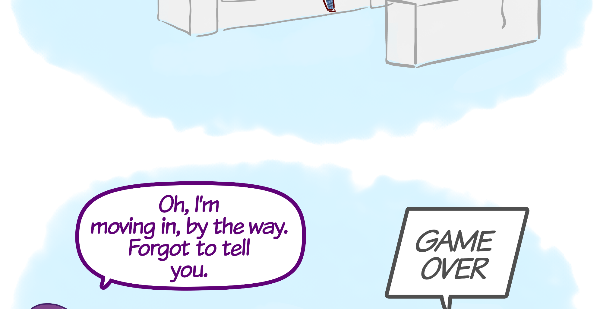 Rainy Days - Episode 55, Page 1: New Girl #6 - "House Mate"