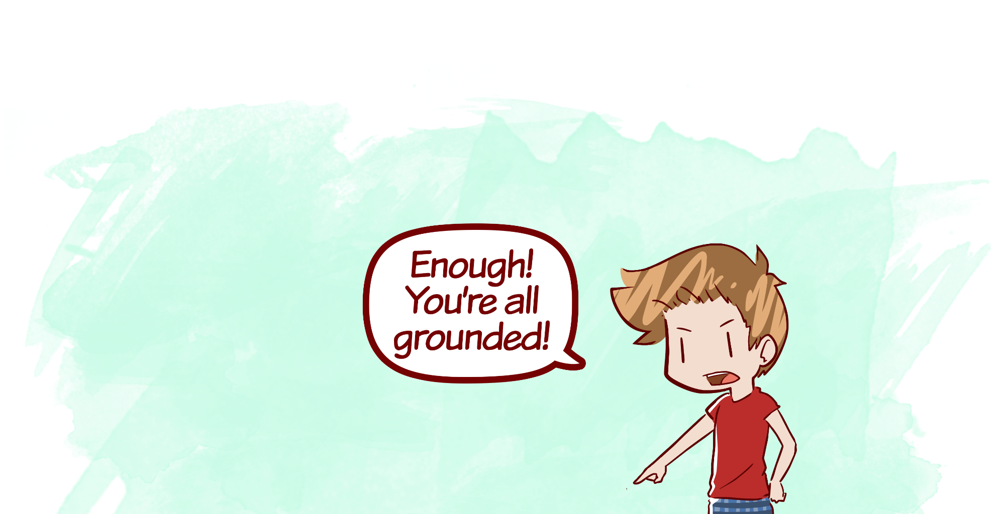 Rainy Days - Episode 56, Page 1: New Girl #7 - "House Meeting"