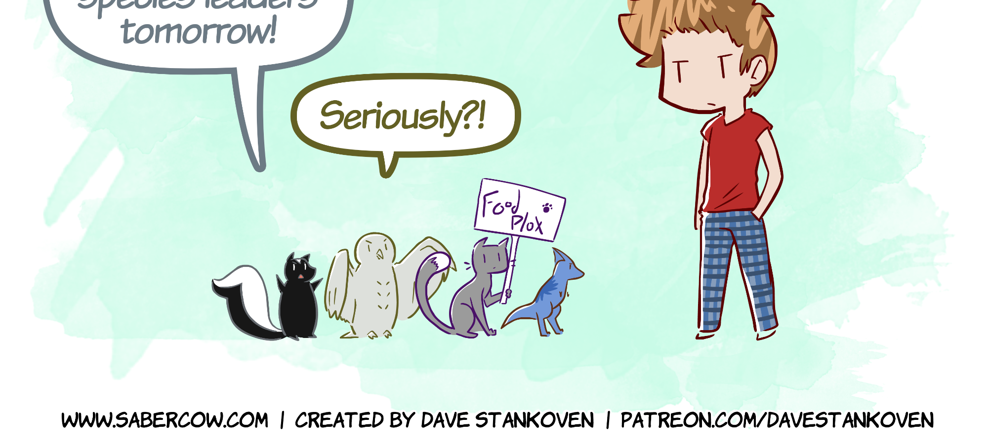 Rainy Days - Episode 56, Page 1: New Girl #7 - "House Meeting"