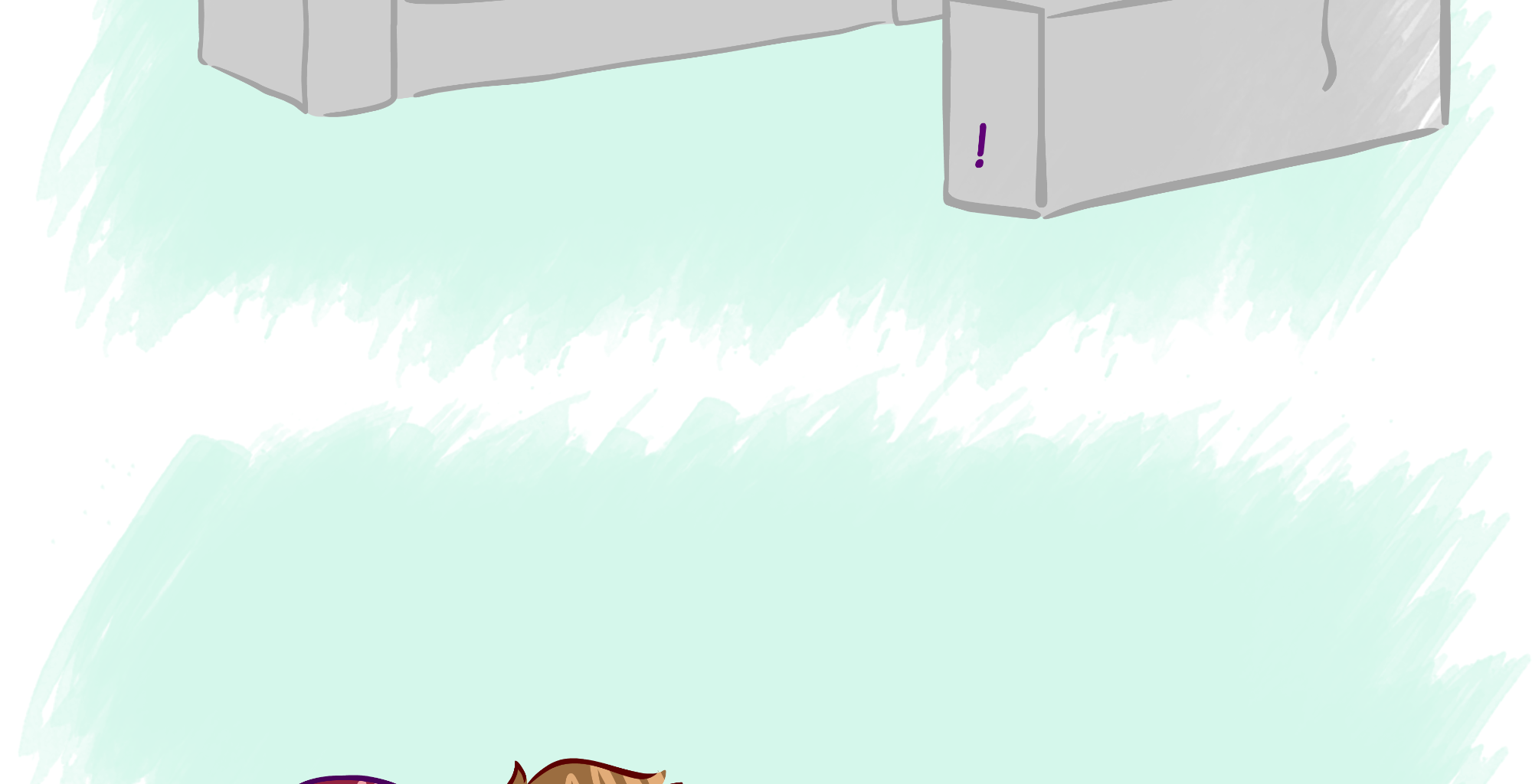 Rainy Days - Episode 58, Page 1: New Girl #9 - "Grumpy Gaming"