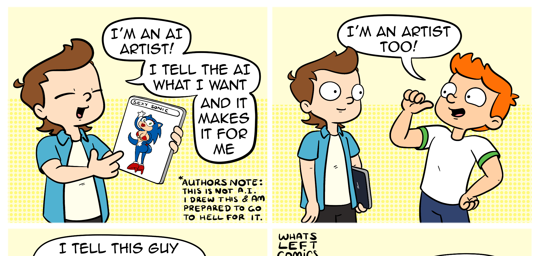 Whats Left Comics - Episode 6, Page 1: I’m a tool