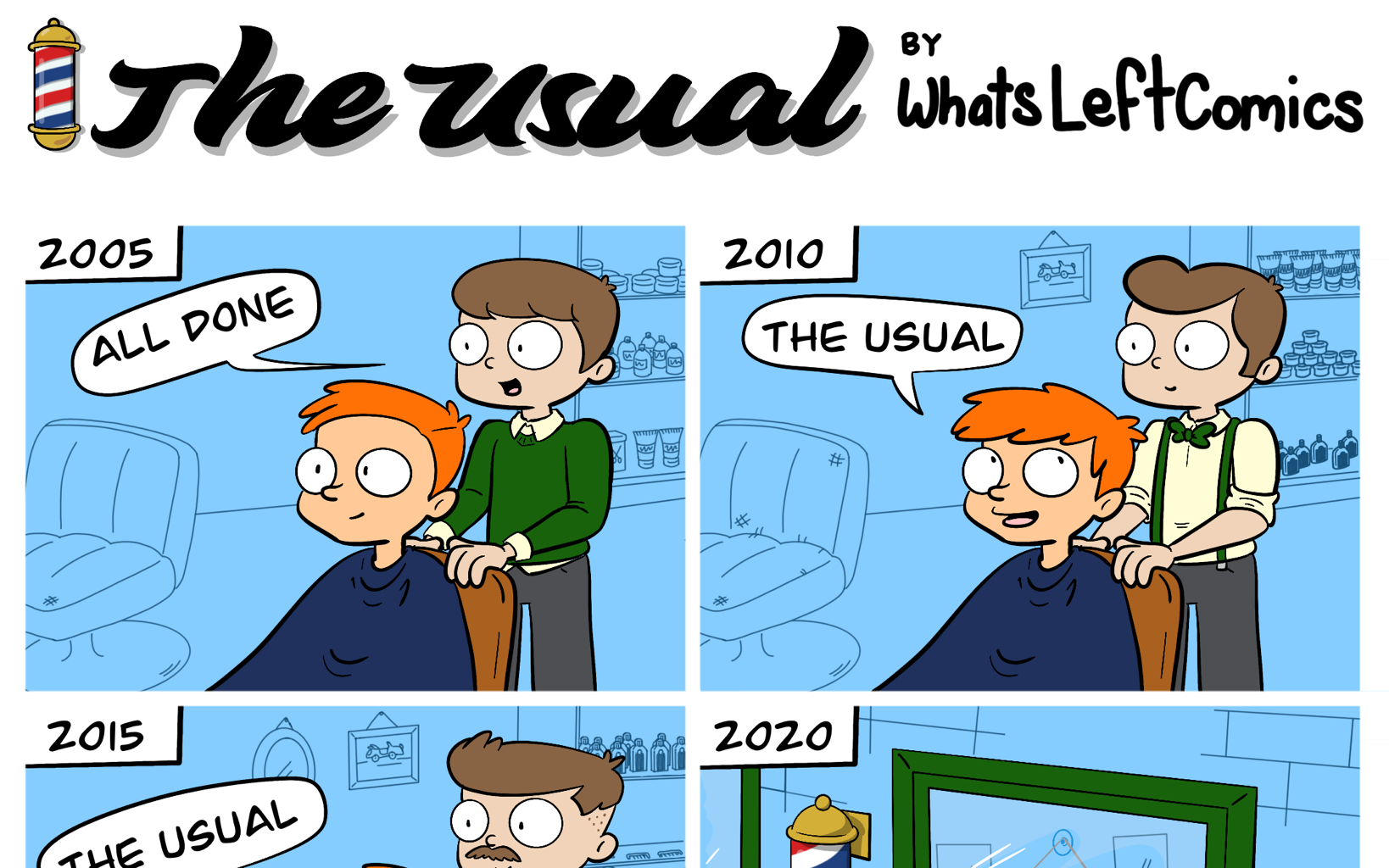 Whats Left Comics - Episode 18, Page 1: The Usual