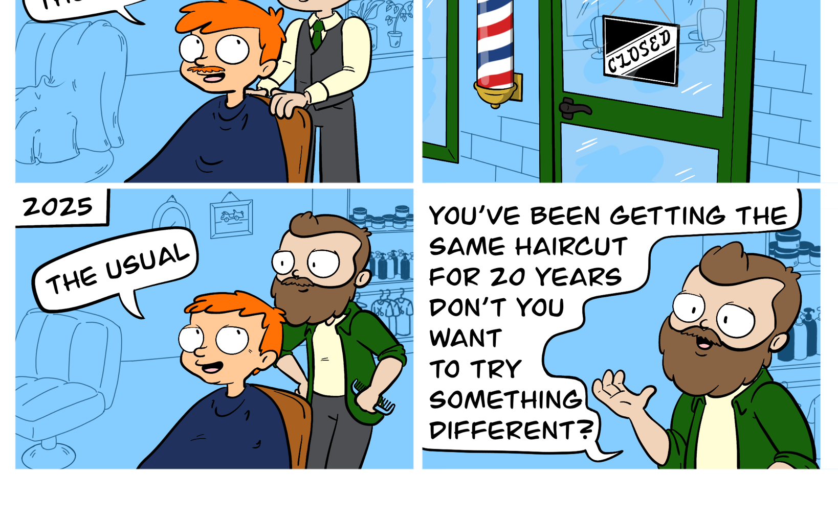 Whats Left Comics - Episode 18, Page 1: The Usual