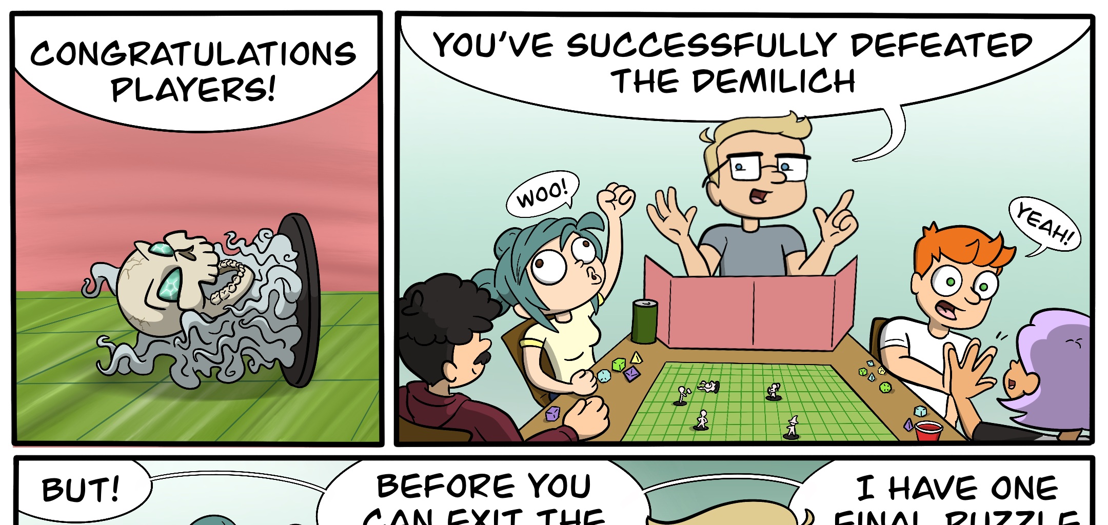 Whats Left Comics - Episode 20, Page 1: The hardest puzzle in D&D