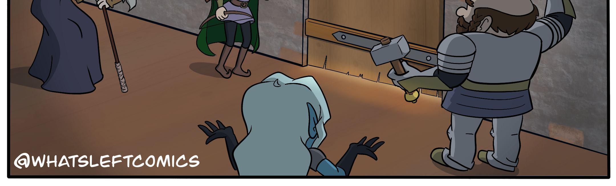 Whats Left Comics - Episode 20, Page 1: The hardest puzzle in D&D