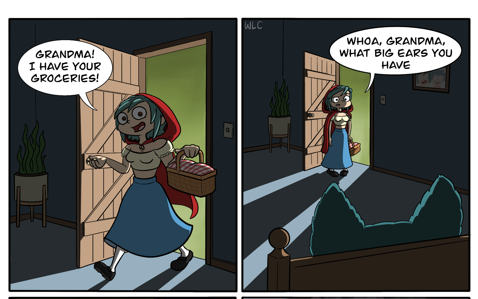 Whats Left Comics - Episode 24, Page 1: Big bad furry