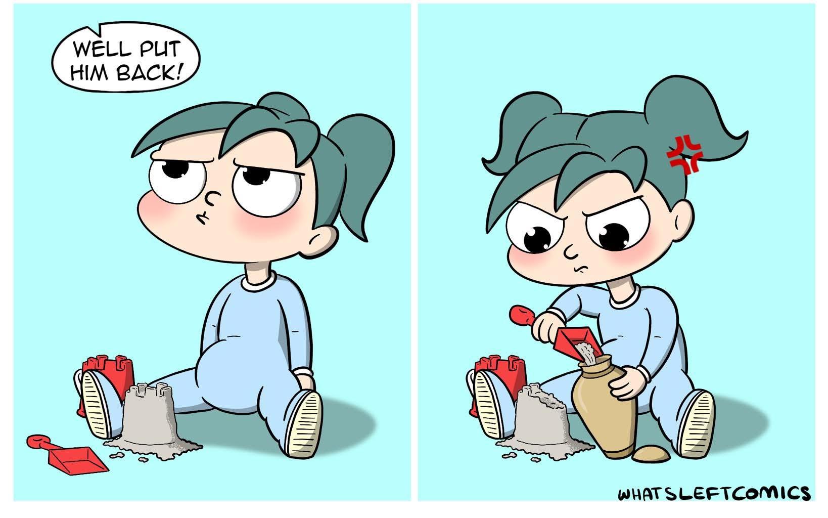 Whats Left Comics - Episode 26, Page 1: Sandcastles