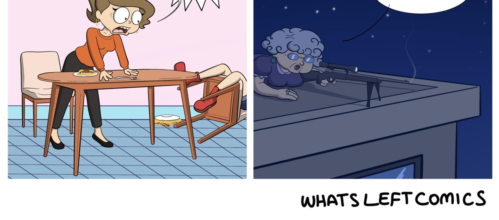 Whats Left Comics - Episode 27, Page 1: Grandma’s secret