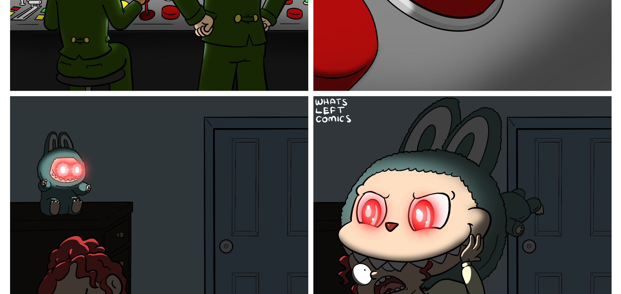 Whats Left Comics - Episode 28, Page 1: Labubu’s unleashed