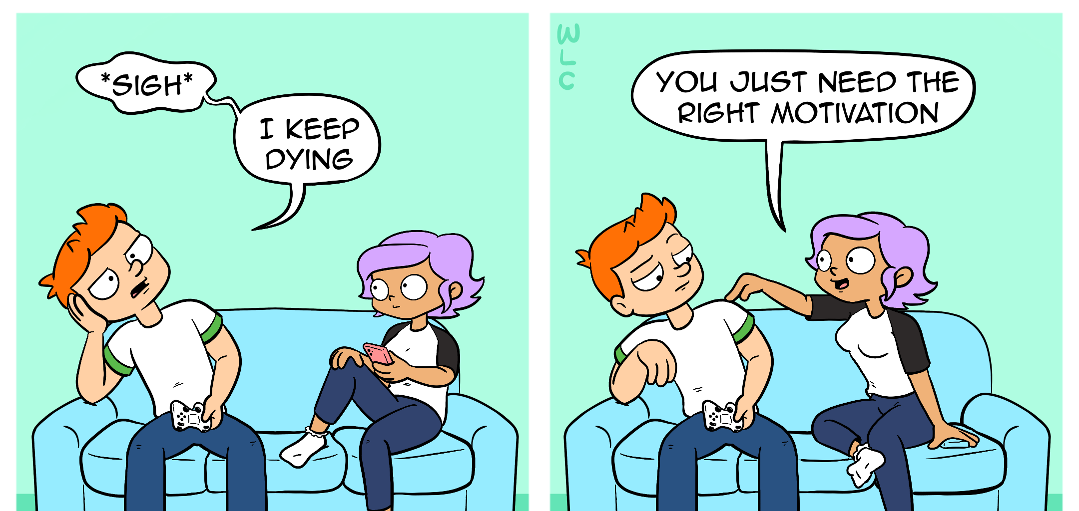 Whats Left Comics - Episode 29, Page 1: The right motivation 