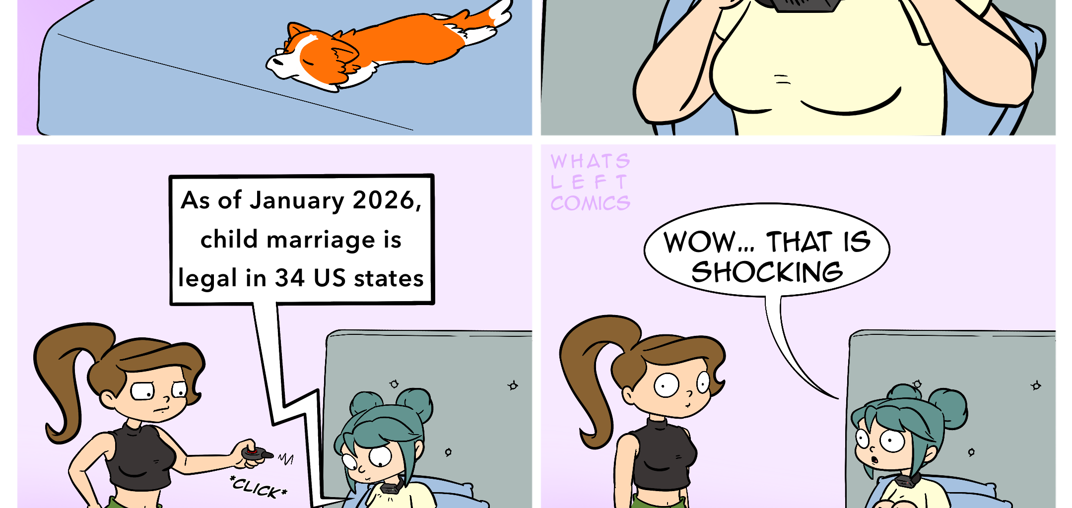 Whats Left Comics - Episode 34, Page 1: Shocking