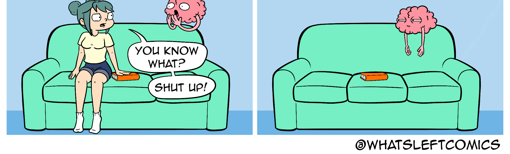 Whats Left Comics - Episode 35, Page 1: Cool Brain Trick