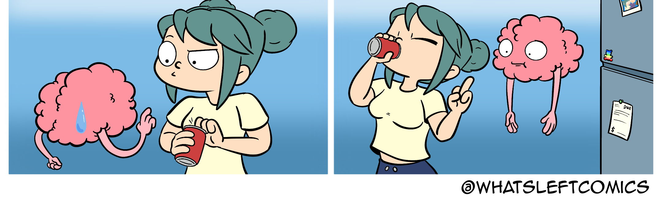 Whats Left Comics - Episode 35, Page 2: Cool Brain Trick