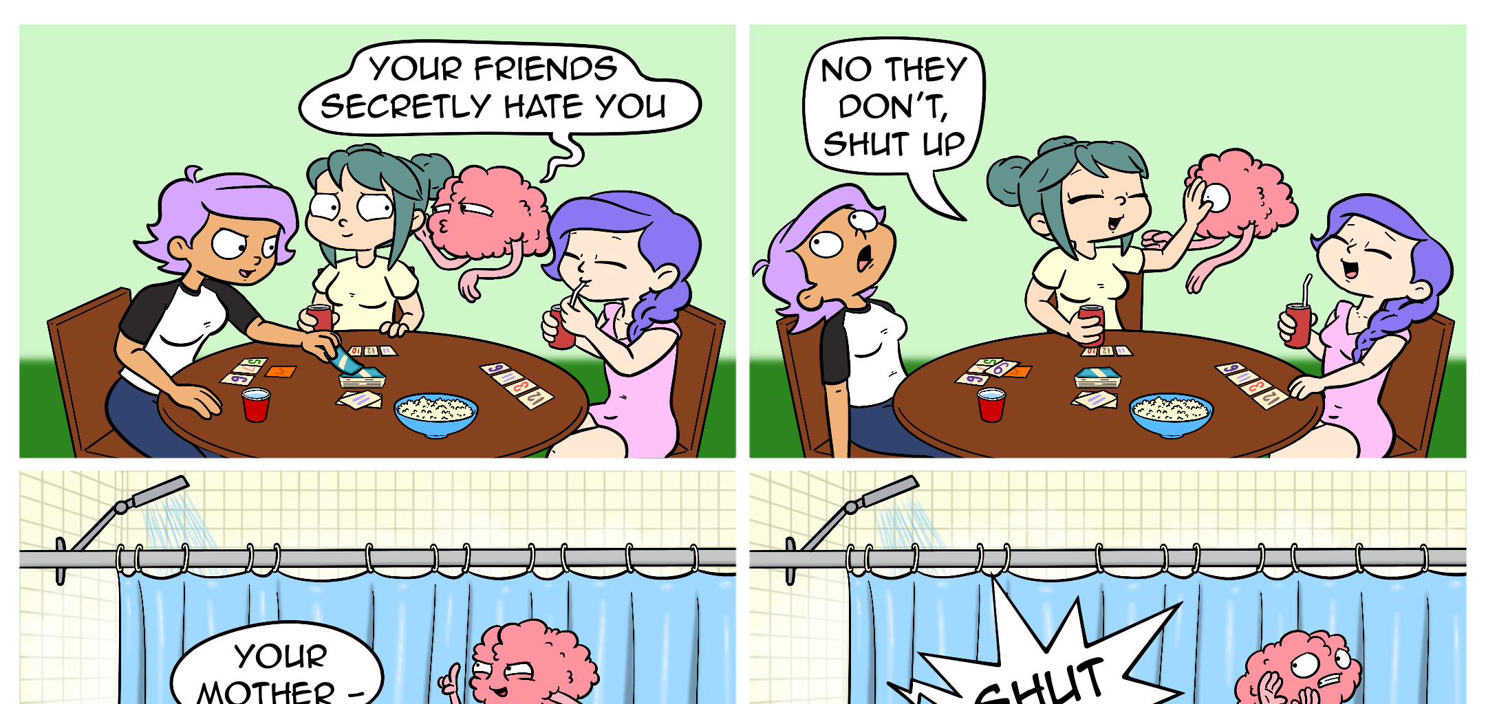 Whats Left Comics - Episode 35, Page 2: Cool Brain Trick