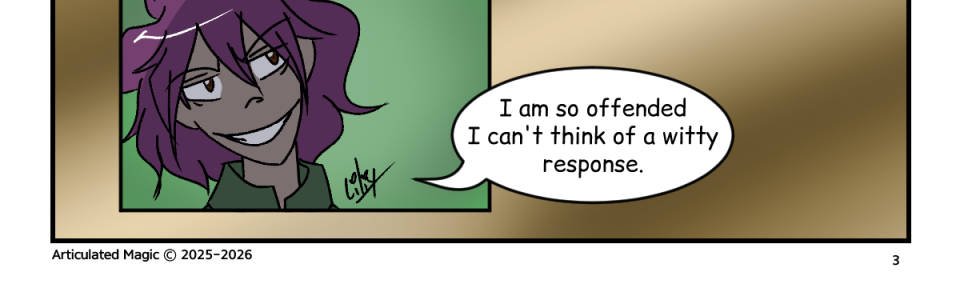 Articulated Magic  - Episode 74, Page 1: Chapter 6, Page 3