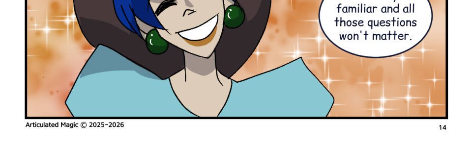Articulated Magic  - Episode 102, Page 1: Chapter 7, Page 14