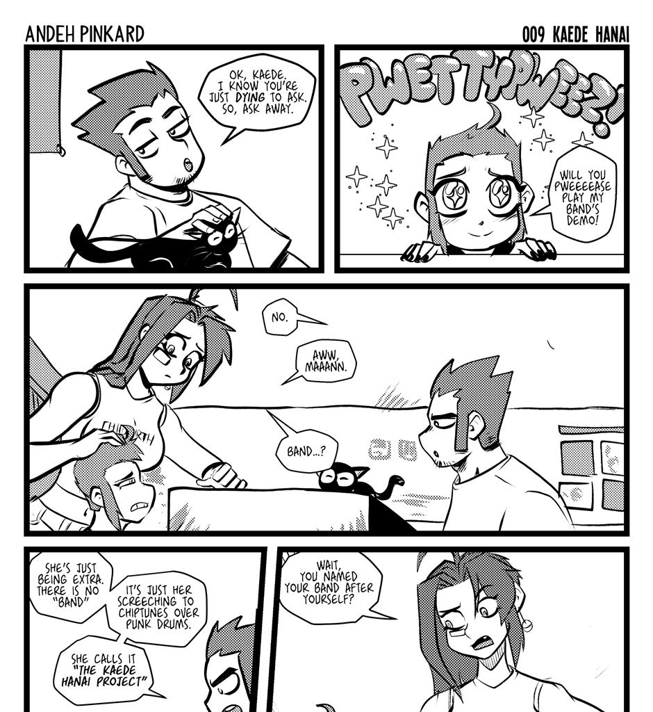 Shonen Punx! - Episode 9, Page 1: 009 Kaede Hanai