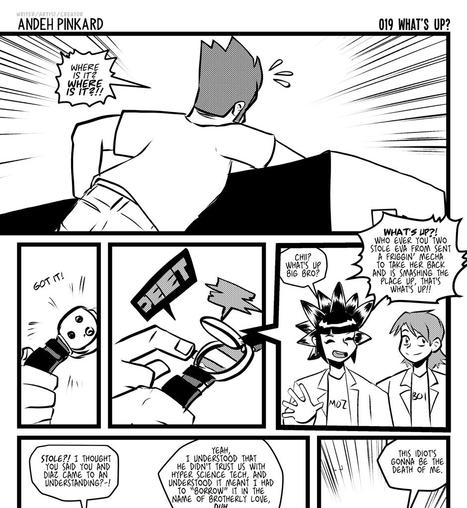 Shonen Punx! - Episode 19, Page 1: 019 What’s Up?