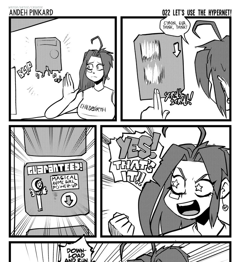 Shonen Punx! - Episode 22, Page 1: 022 Let’s Use the Hypernet!