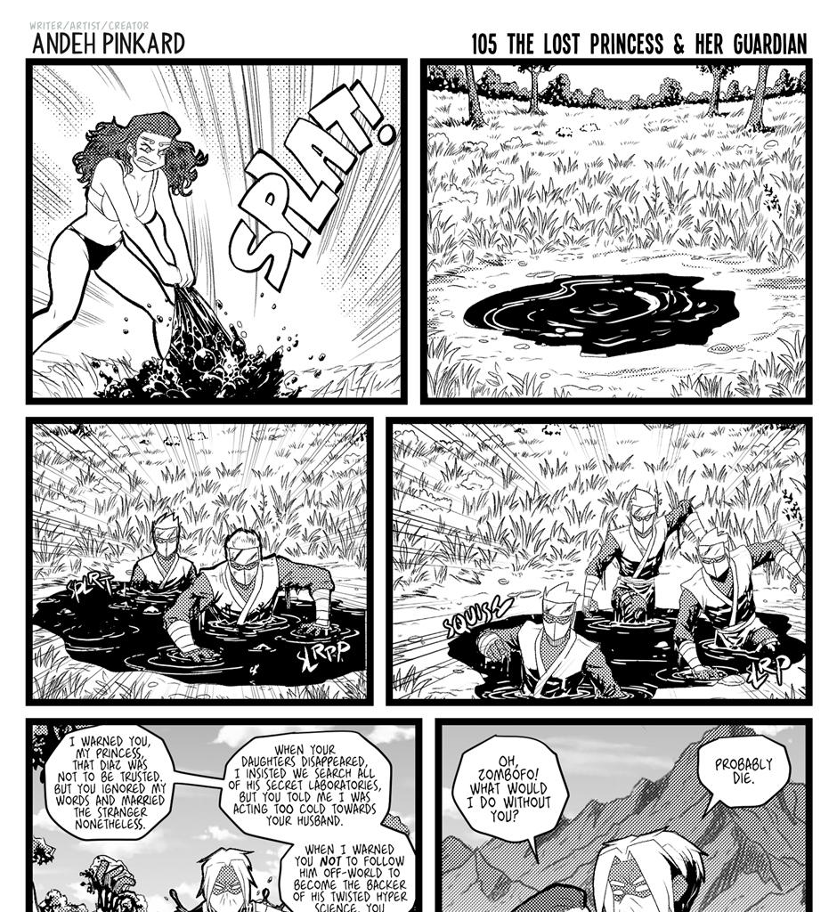 Shonen Punx! - Episode 105, Page 1: 105 The Lost Princess & Her Guardian