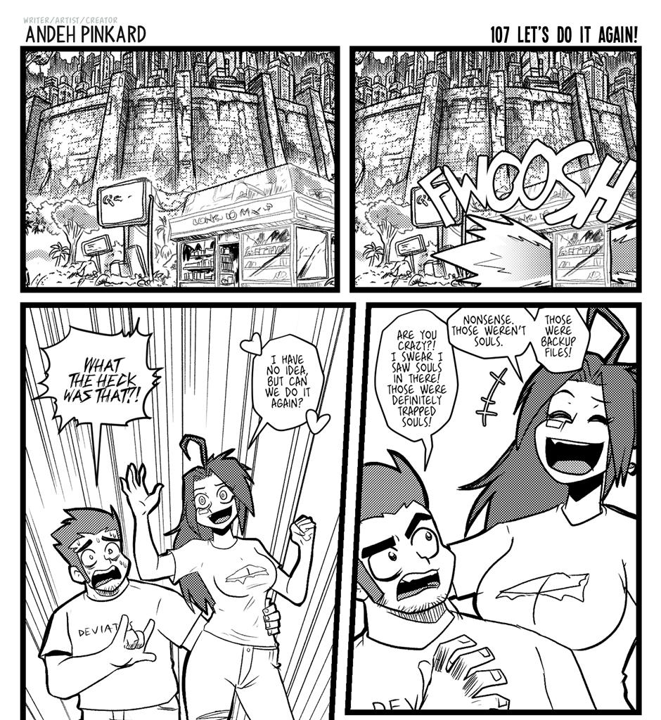 Shonen Punx! - Episode 107, Page 1: 107 Let’s Do It Again!