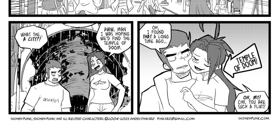 Shonen Punx! - Episode 109, Page 1: 109 Temple of Doom